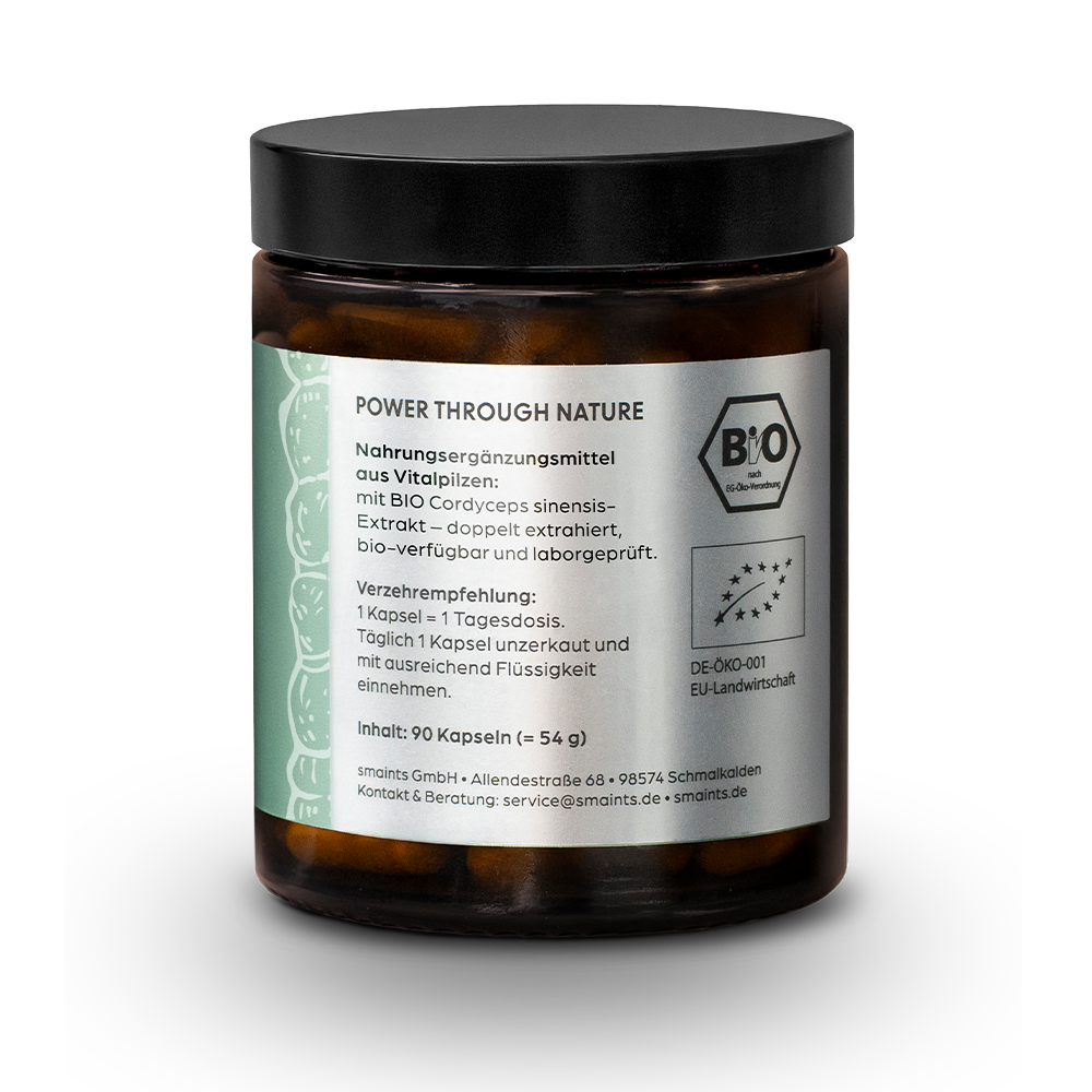 3er Angebot Bio Cordyceps Extrakt Kapseln