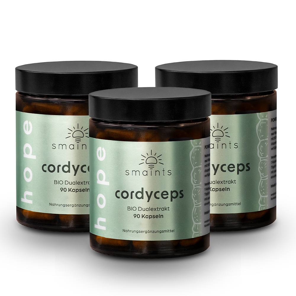 3er Angebot Bio Cordyceps Extrakt Kapseln