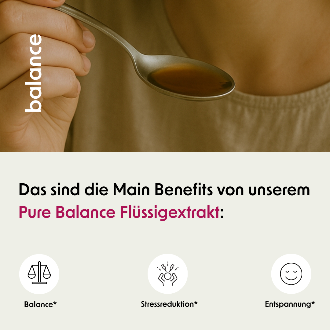 Pure Balance Flüssigextrakt mit Reishi und Maitake