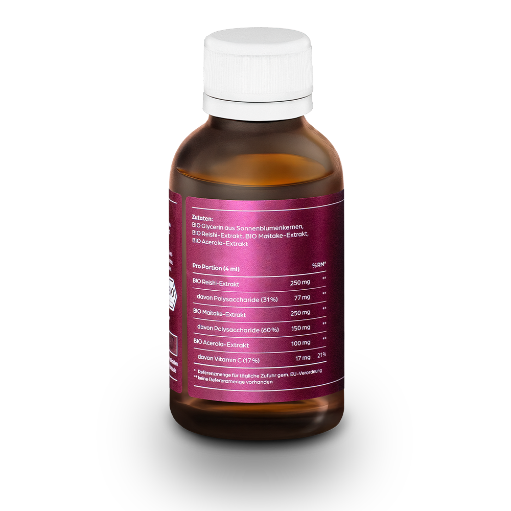 Pure Balance Flüssigextrakt mit Reishi und Maitake