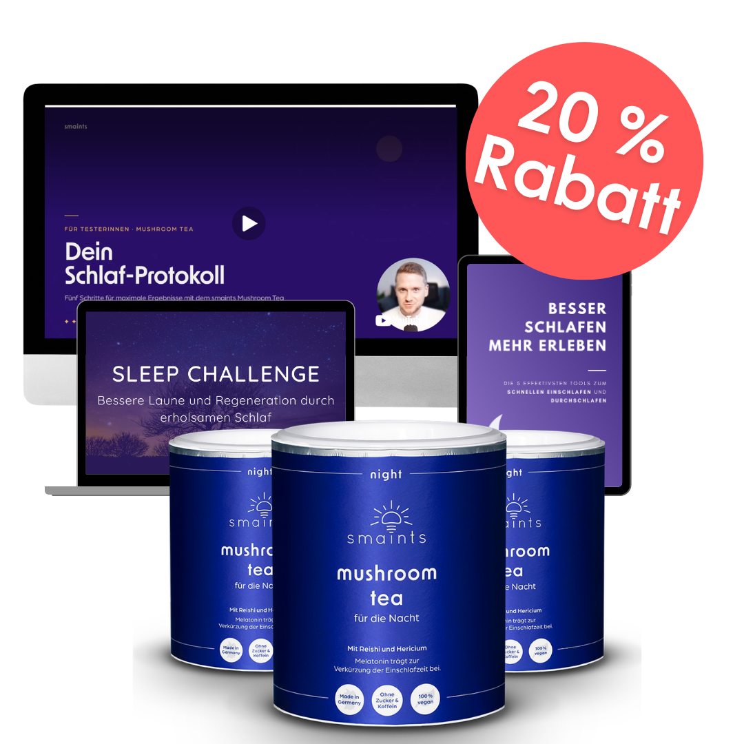 3 Monatskur Mushroom Tea (3x Pack) inkl. Protokoll & Sleep Challenge
