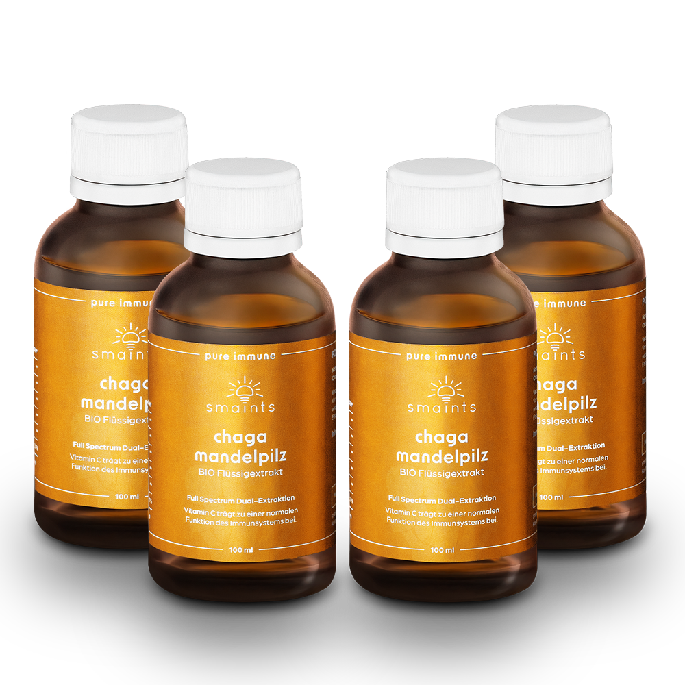 Pure Immune Flüssigextrakt mit Chaga und Agaricus