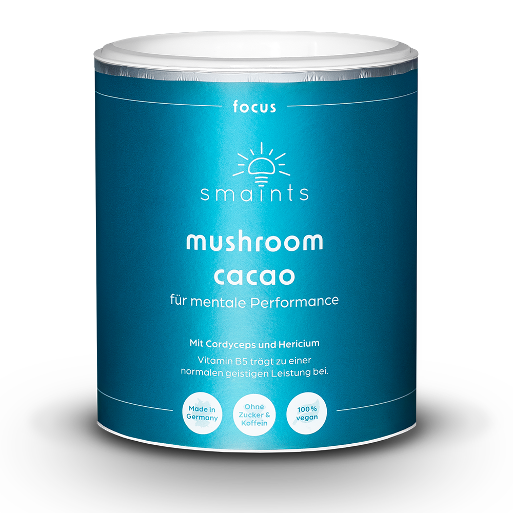 Mushroom Cacao 2.0 mit Cordyceps und Hericium 210g
