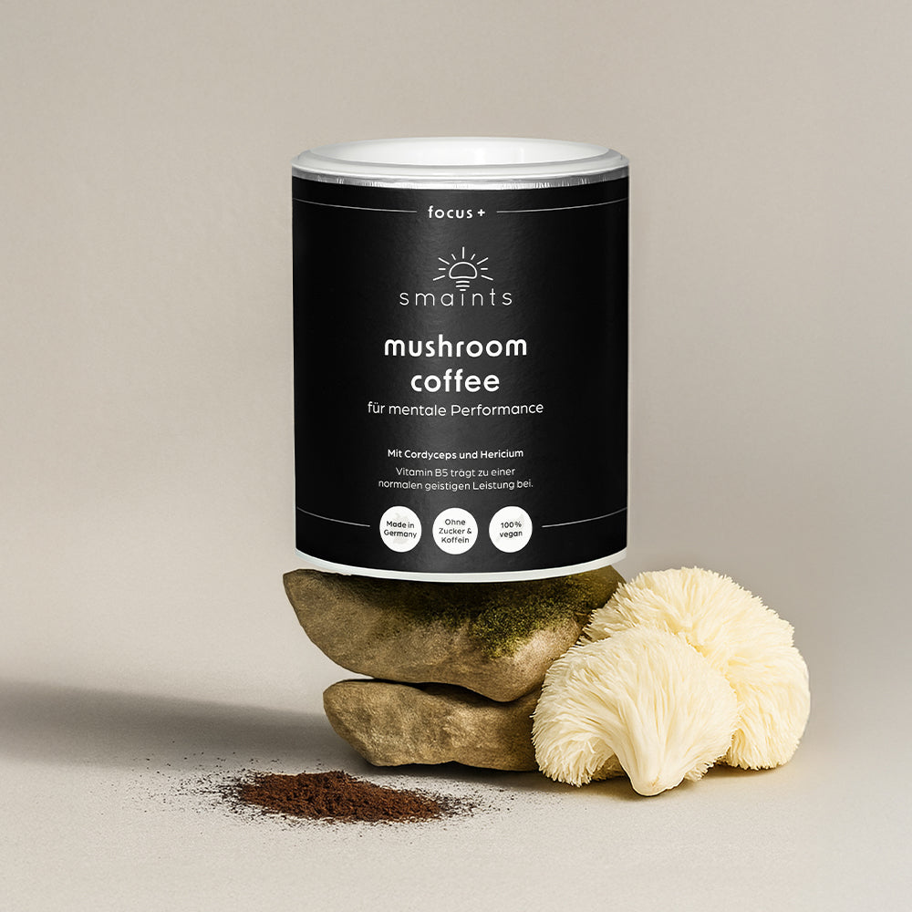 Mushroom Coffee mit Cordyceps und Hericium