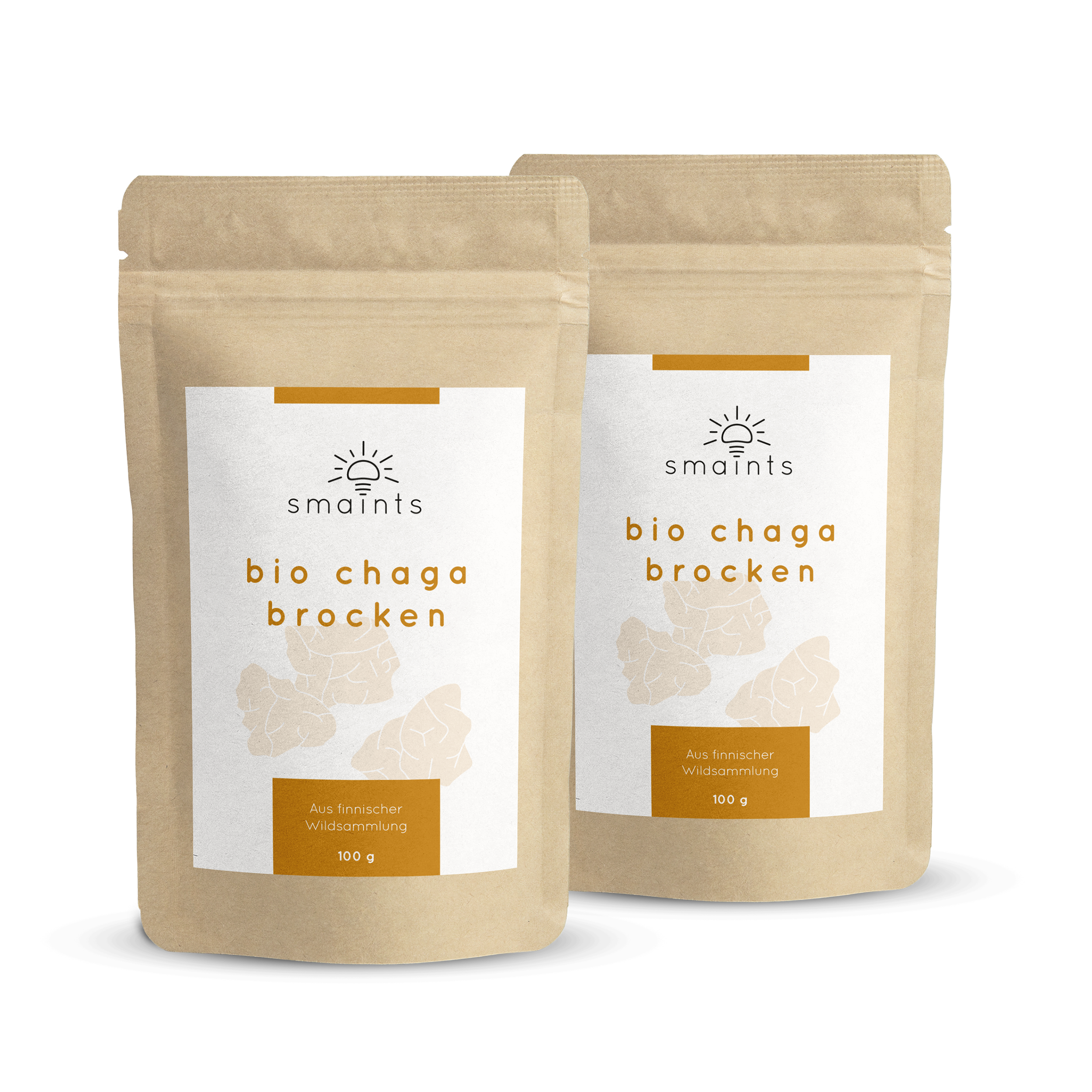 Bio Chaga Brocken aus Finnland