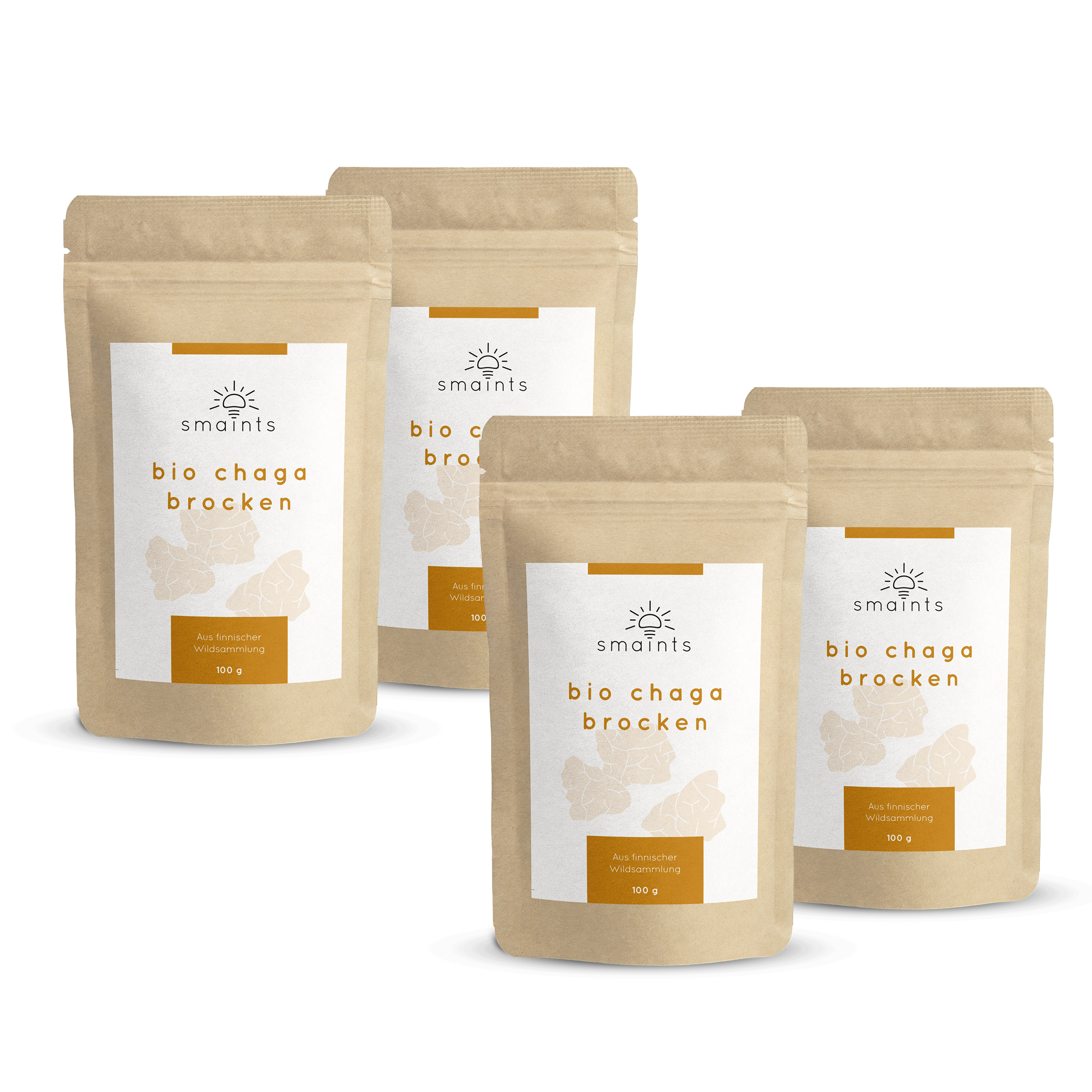 Bio Chaga Brocken aus Finnland