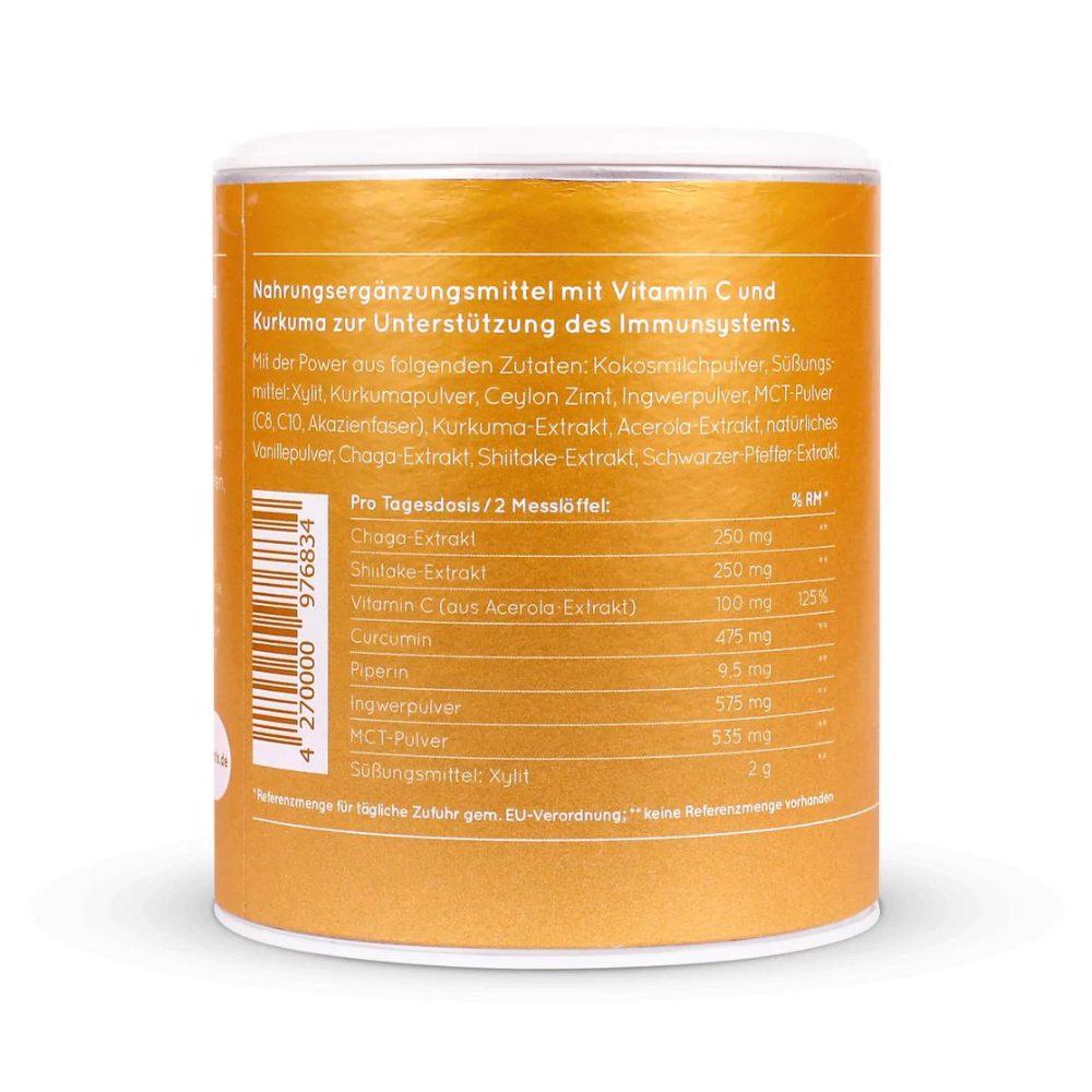 Golden Mushroom Milk with Chaga and Shiitake