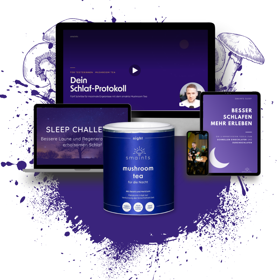 1 Monatskur Mushroom Tea (1x Pack) inkl. Protokoll & Sleep Challenge