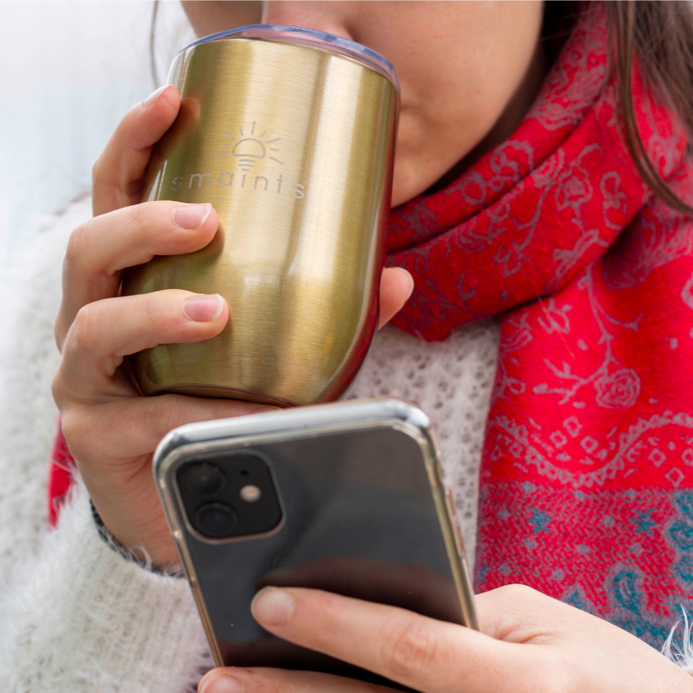 Golden Thermo Mug