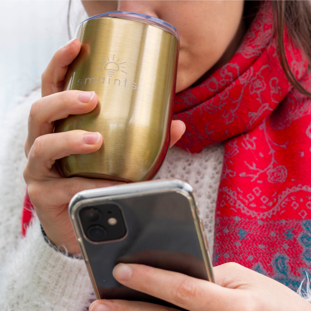 Golden Thermo Mug (Free Gift)