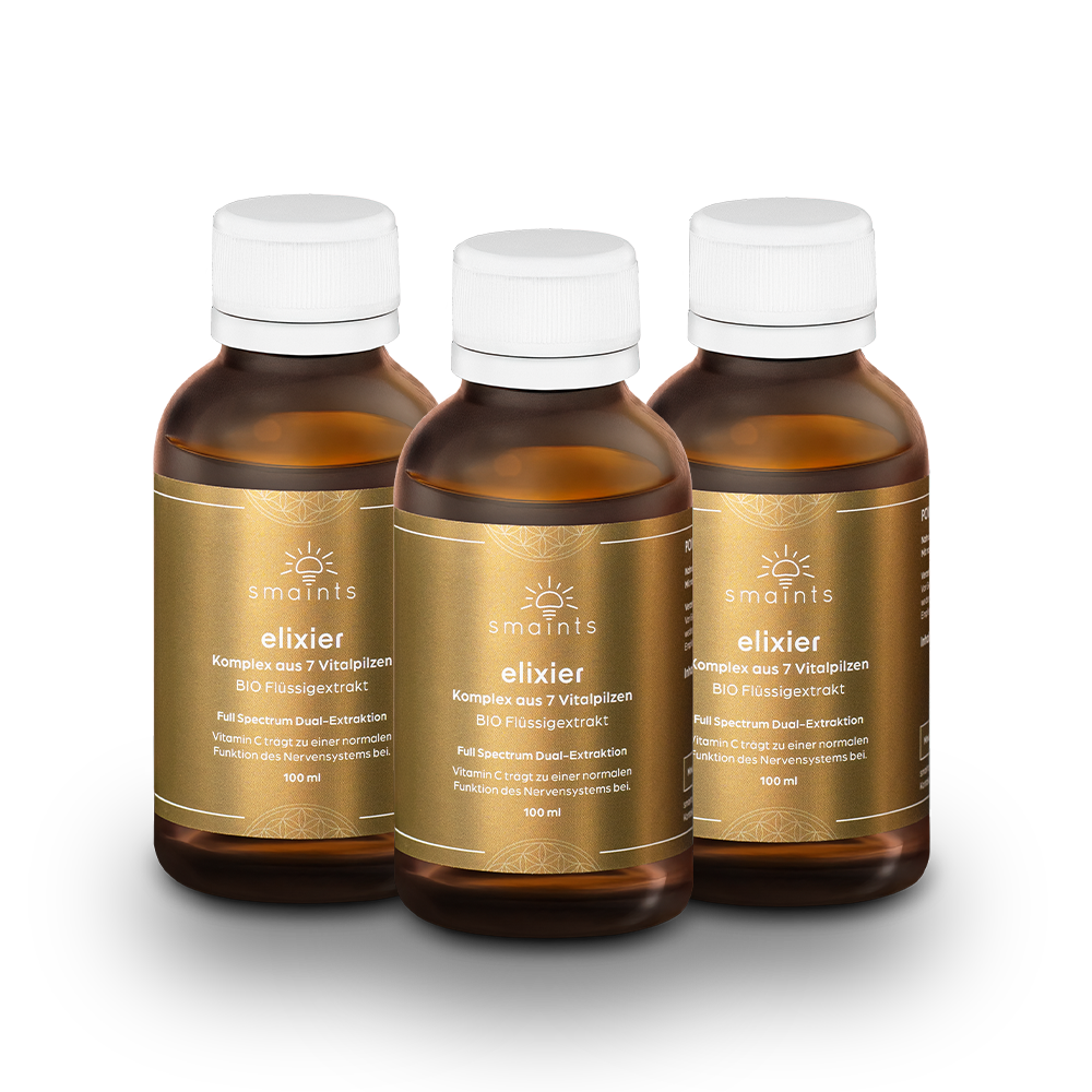 Elixier Flüssigextrakt mit 7 Vitalpilzen