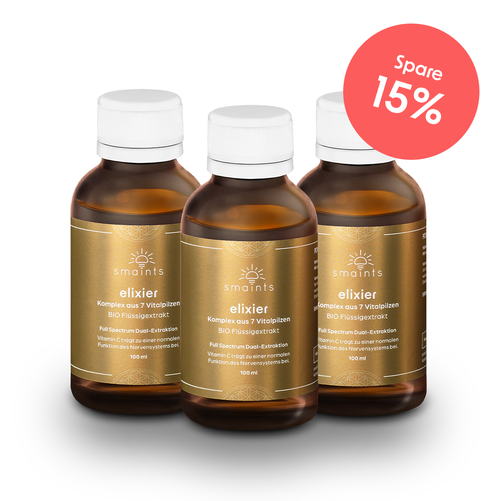 Elixier Flüssigextrakt mit 7 Vitalpilzen