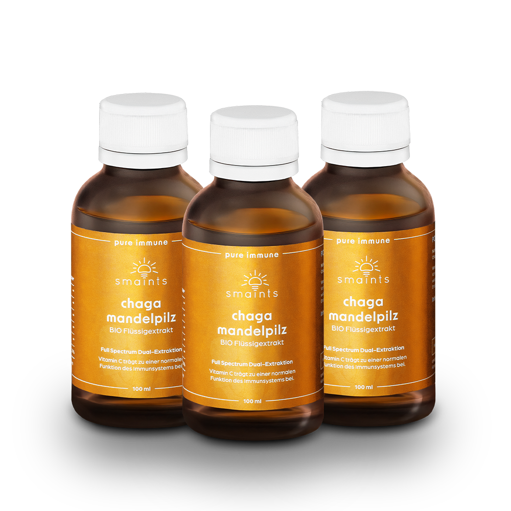 Pure Immune Flüssigextrakt mit Chaga und Agaricus