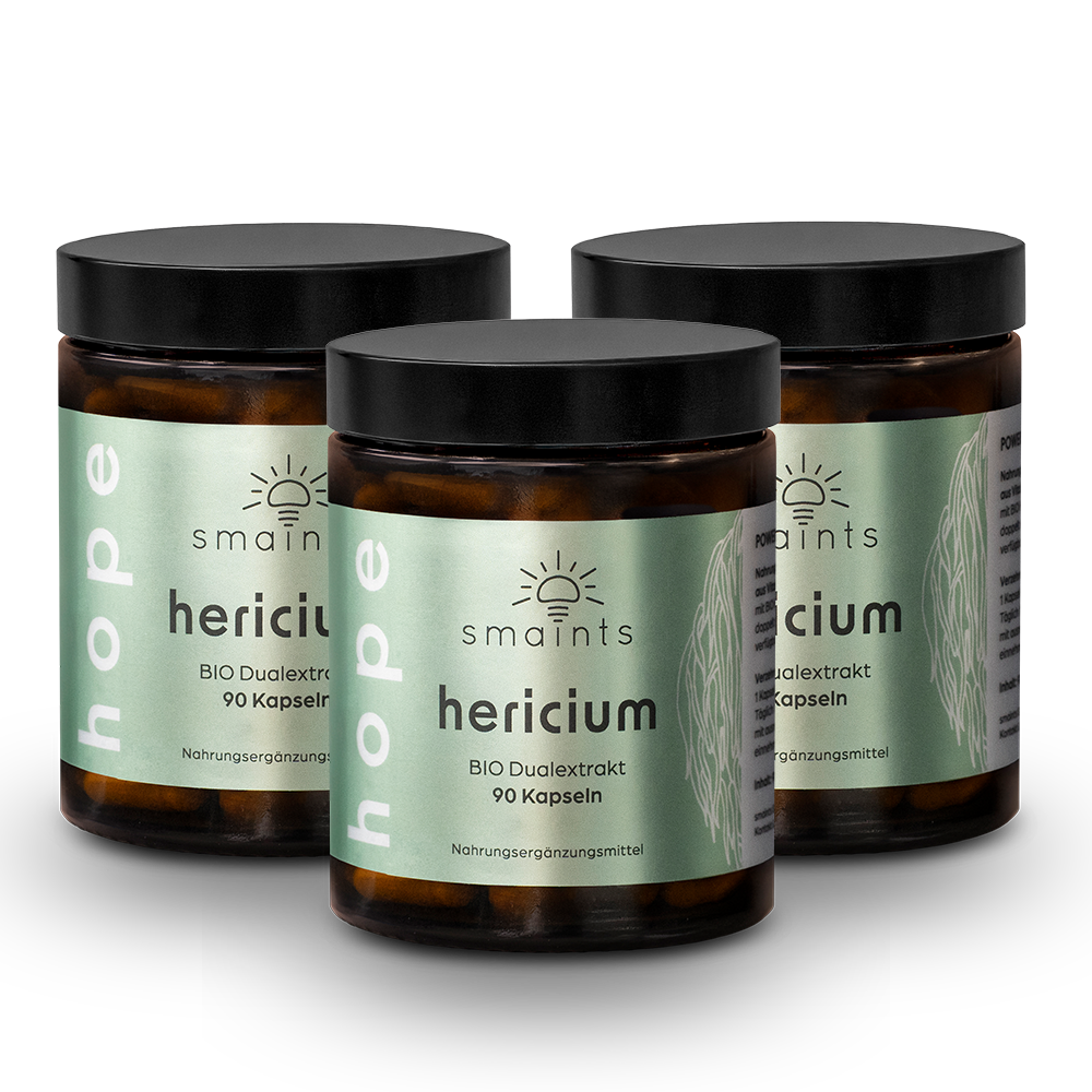 3x Organic Hericium Extract Capsules