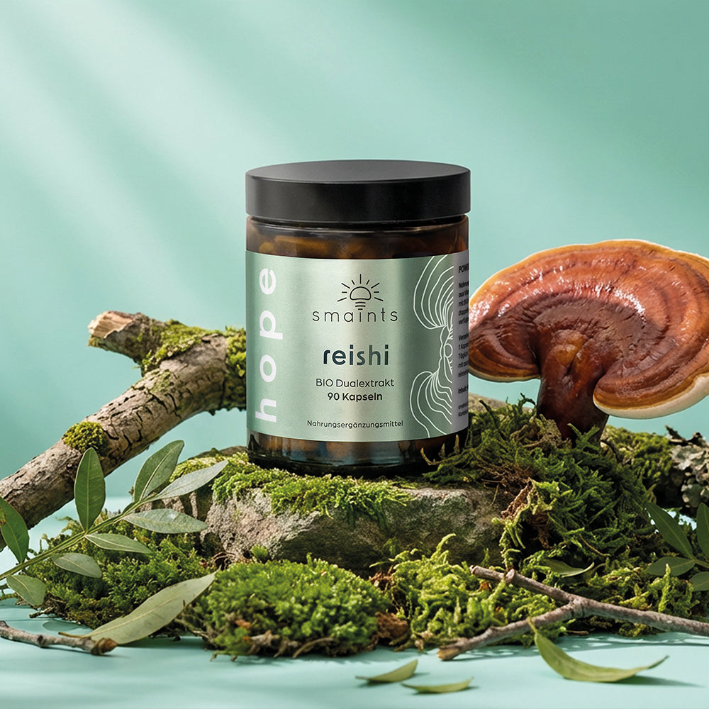Bio Reishi Extrakt Kapseln inszeniert