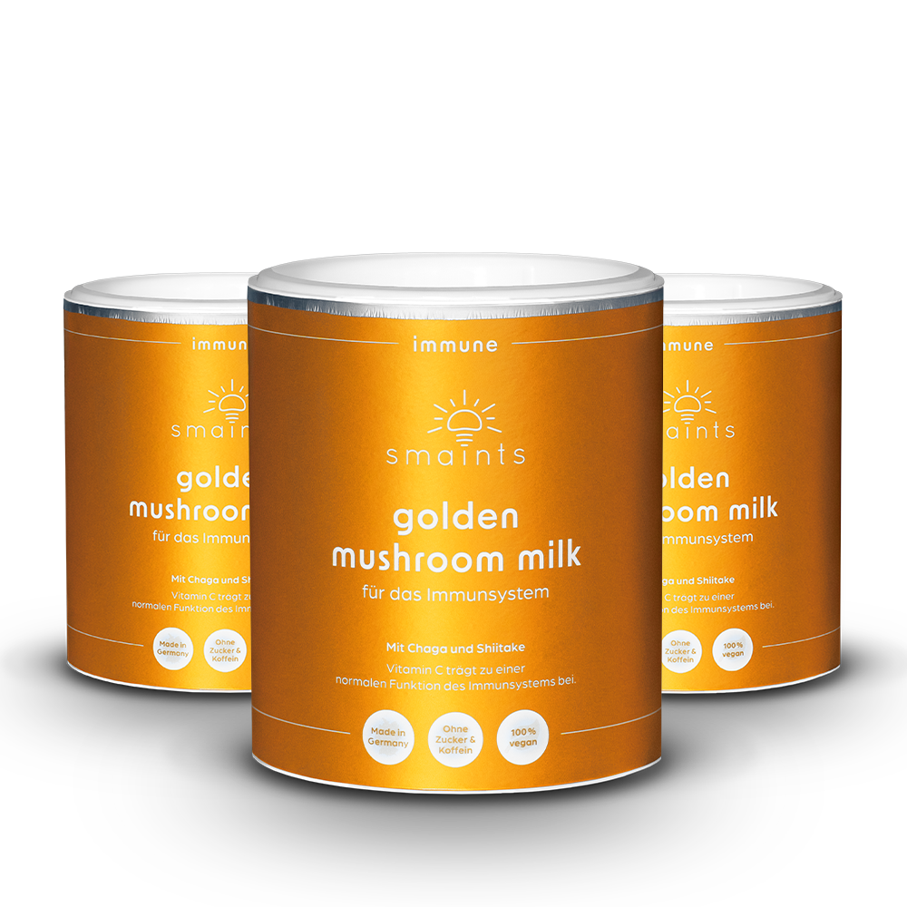Immune Kur 3 Monate | 3x Golden Mushroom Milk