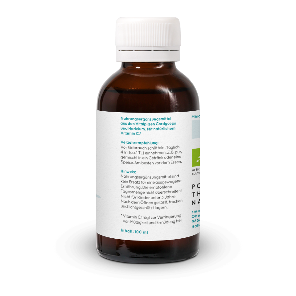 smaints Pure Focus Flüssigextrakt mit Cordyceps und Hericium LP