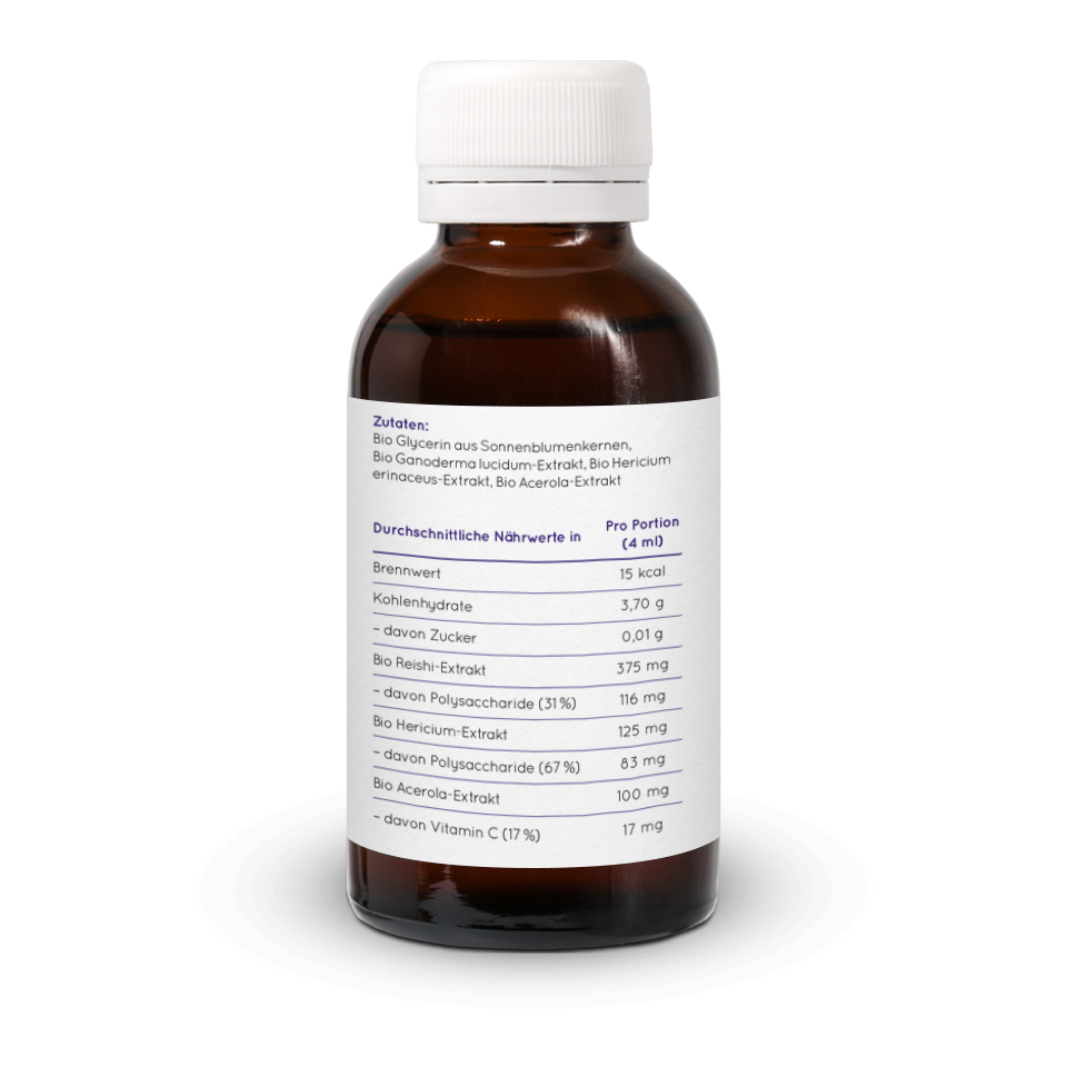Pure Night Flüssigextrakt mit Reishi und Hericium