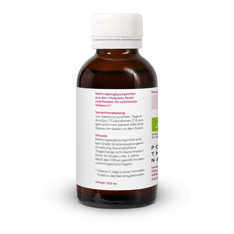 Pure Balance Flüssigextrakt mit Reishi und Maitake