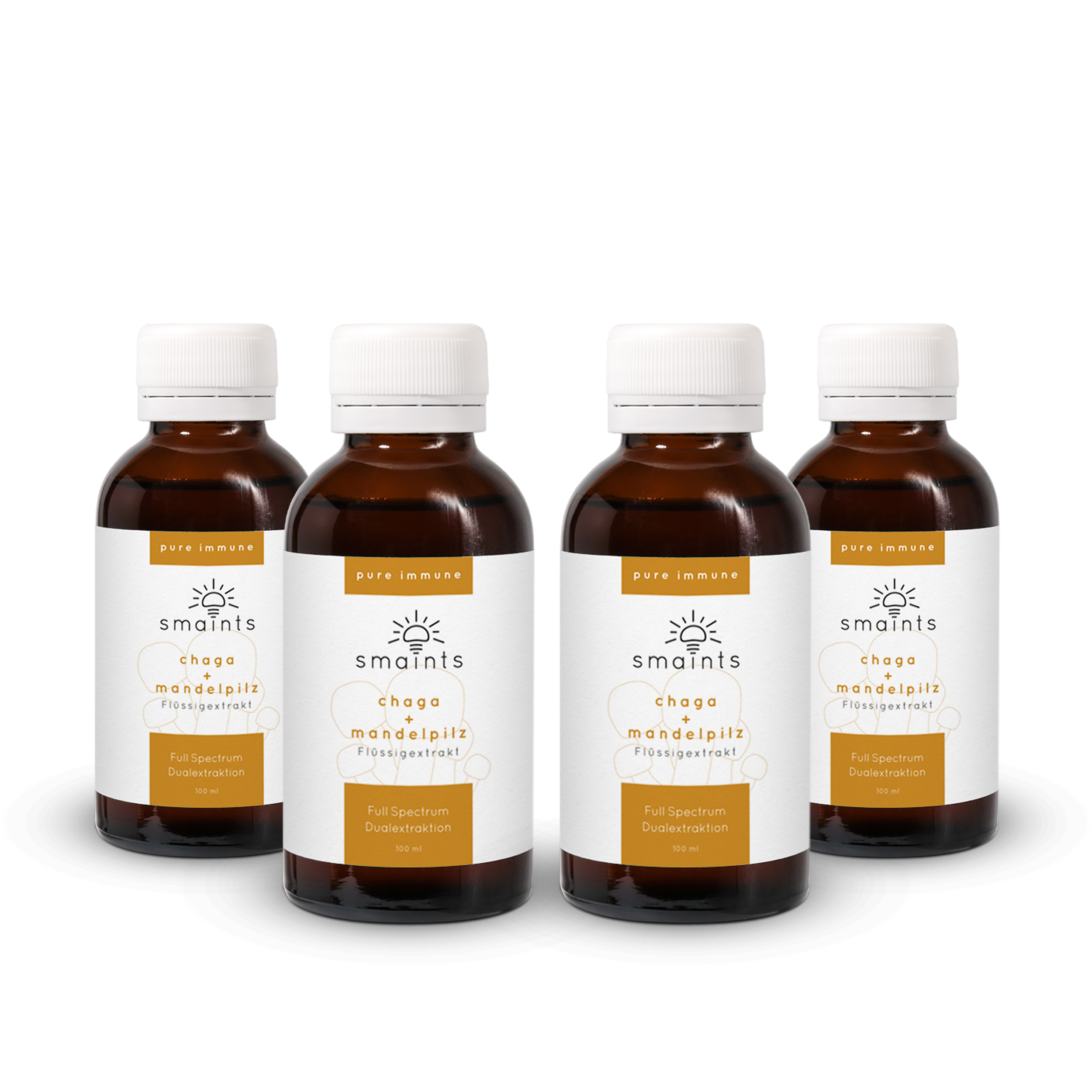 Pure Immune Flüssigextrakt mit Chaga und Agaricus