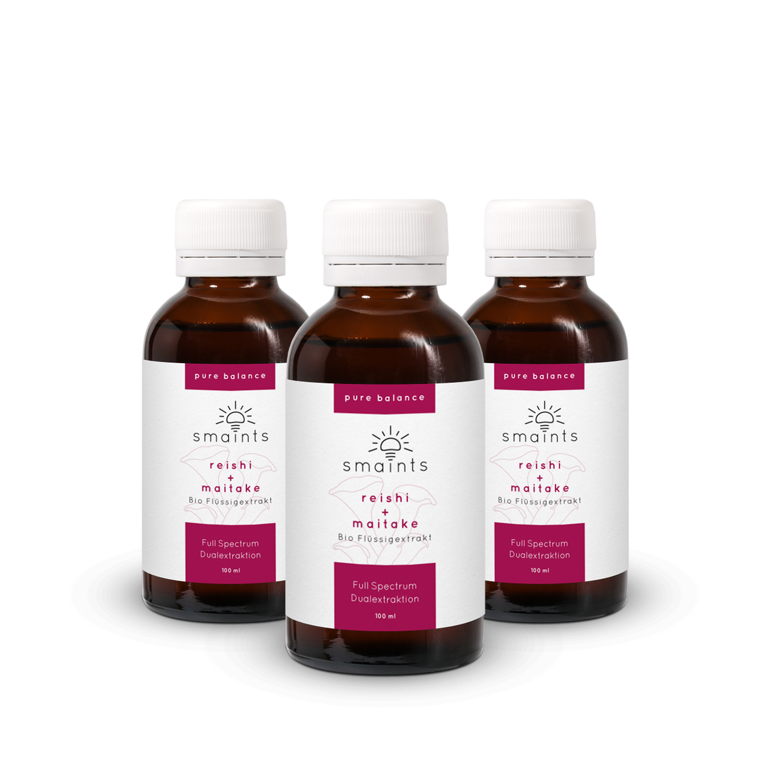 Pure Balance Flüssigextrakt mit Reishi und Maitake