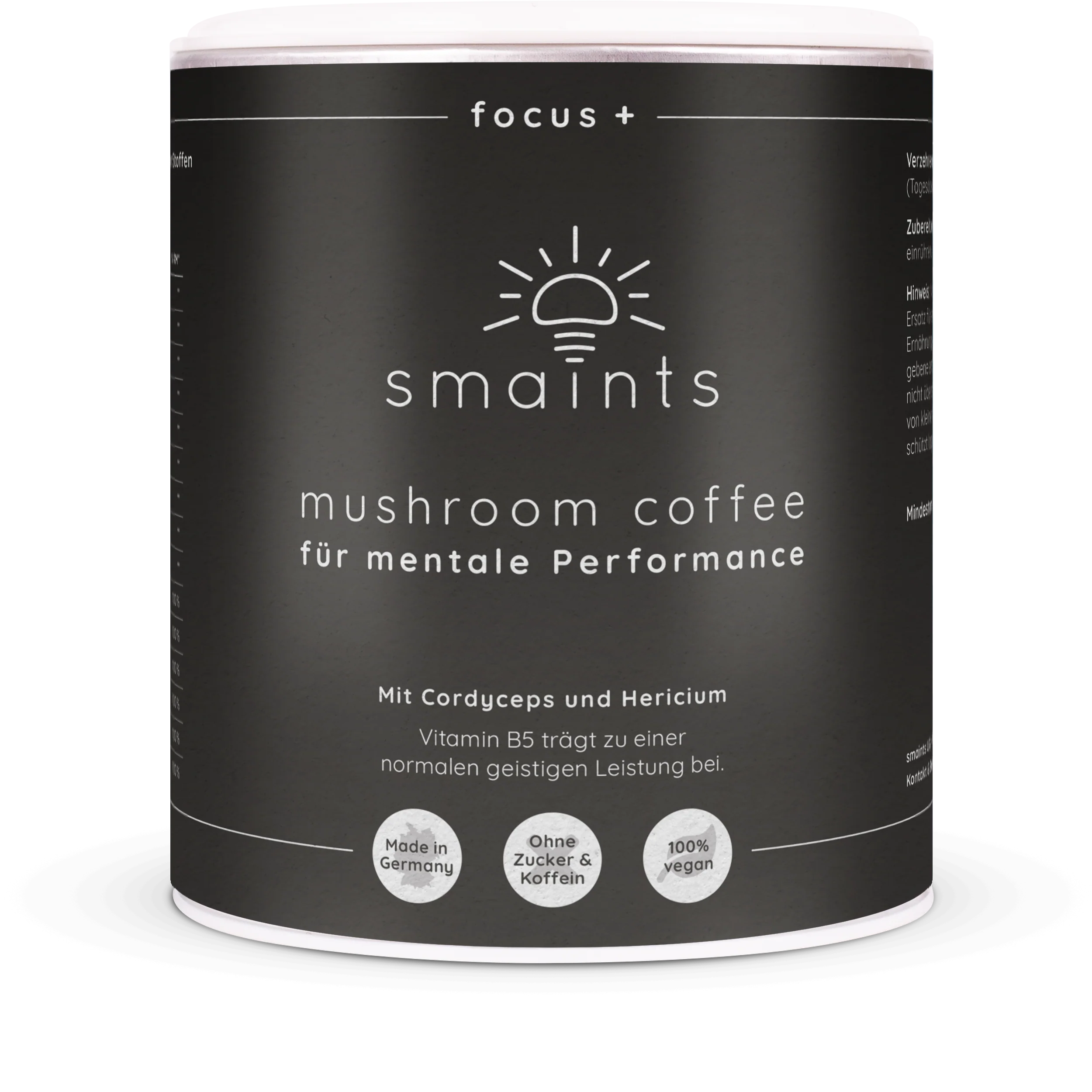 Mushroom Coffee mit Cordyceps und Hericium