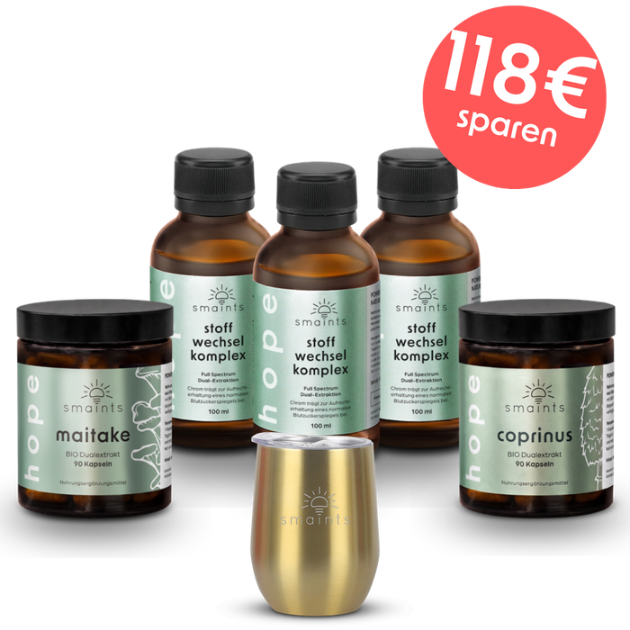 Stoffwechsel-Kur 3 Monate mit Golden Thermo Mug – 118 € sparen