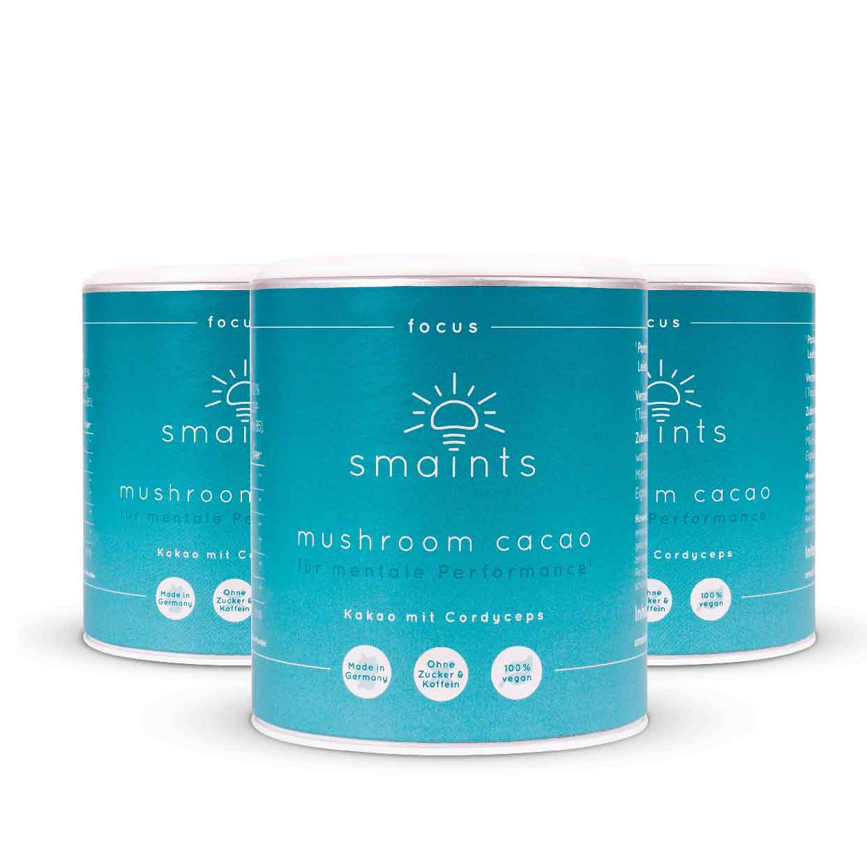 smaints Mushroom Cacao 3er Pack Neukunden-Angebot