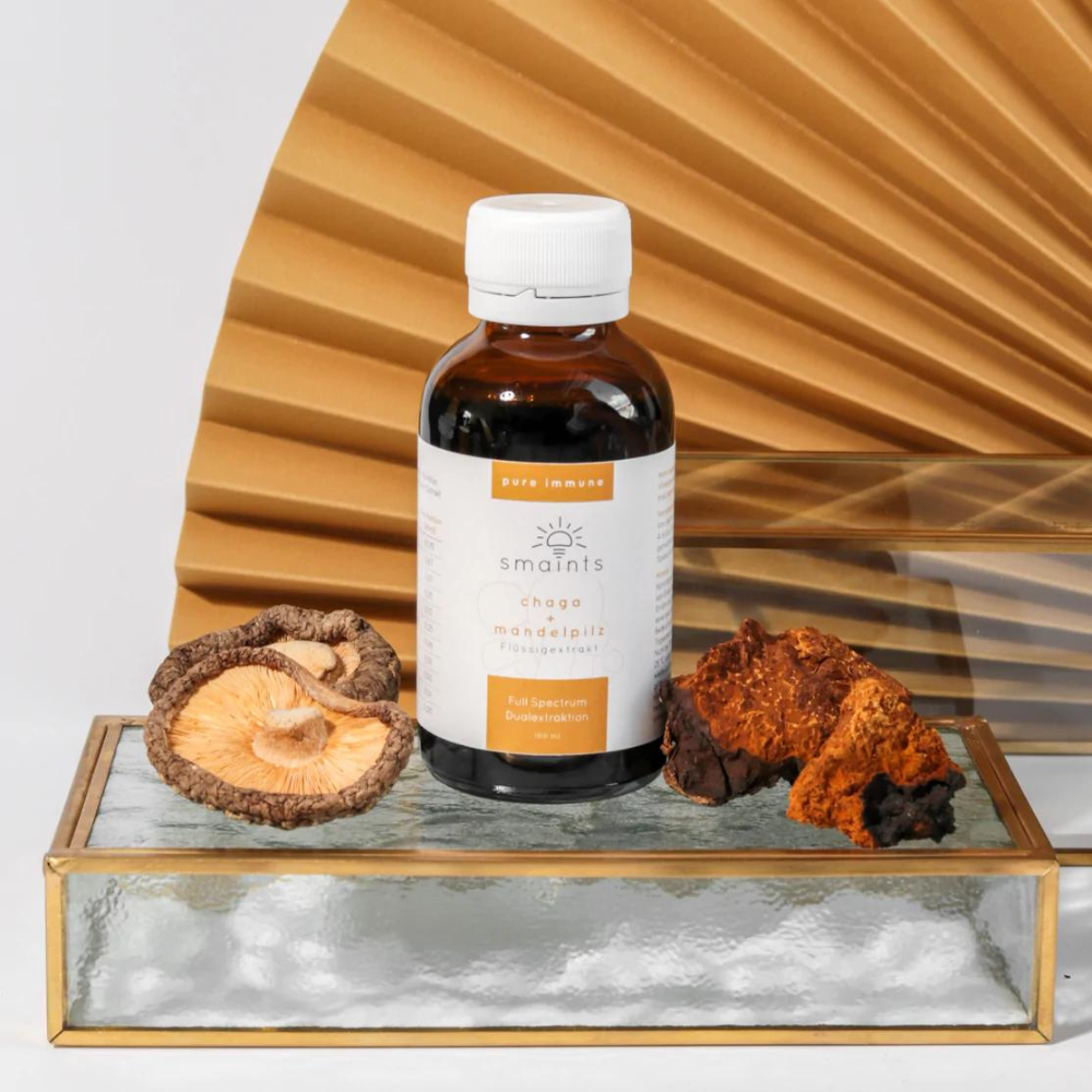Pure Immune Flüssigextrakt mit Chaga und Agaricus