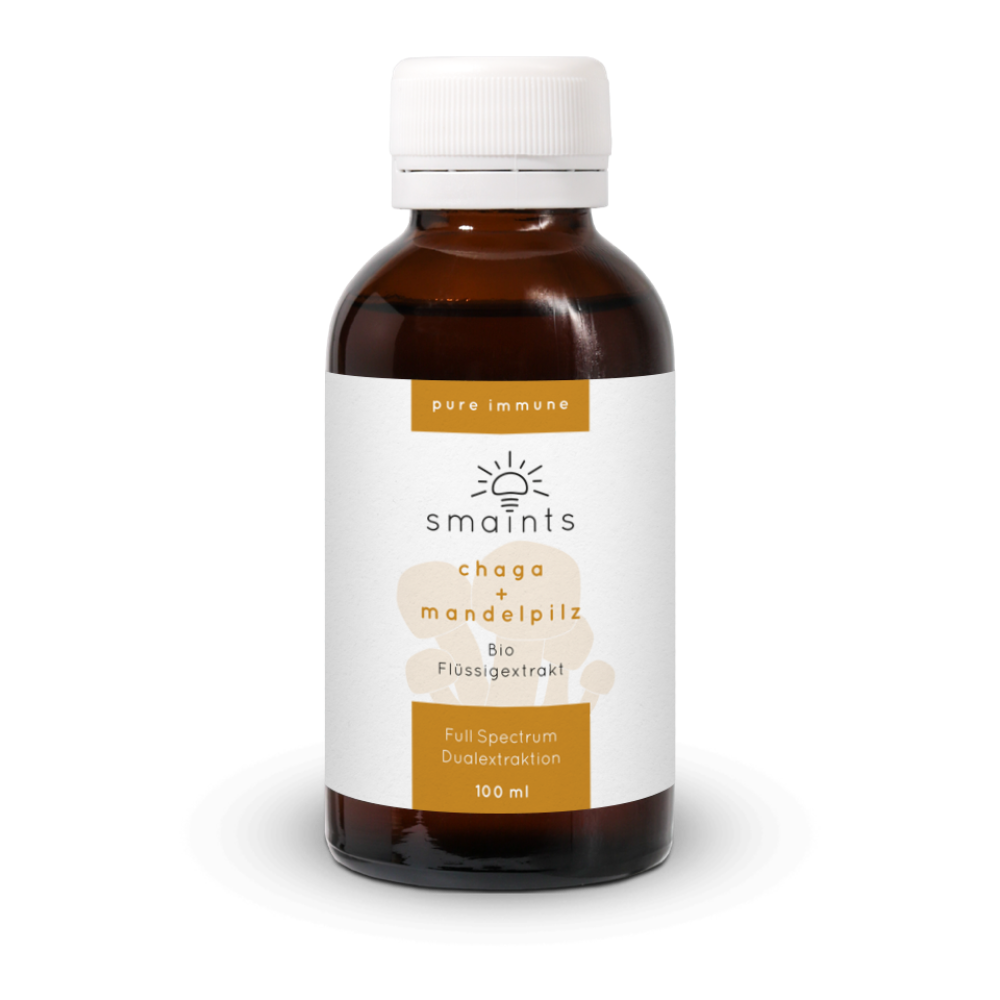 Pure Immune Flüssigextrakt mit Chaga und Agaricus